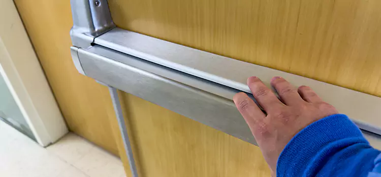 Installing a Push Bar on a Door Glendale